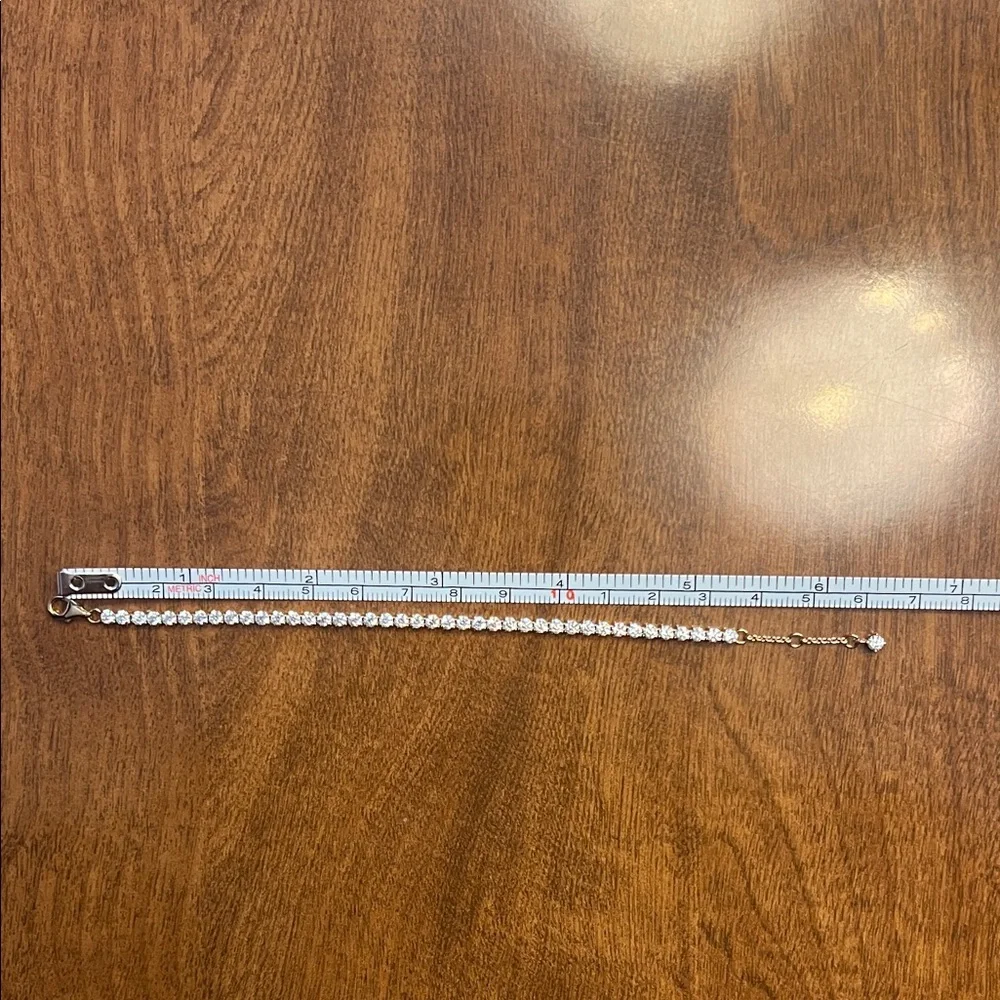 Pandora Sparkling Gold Bracelet Tennis - Picture 6 of 6